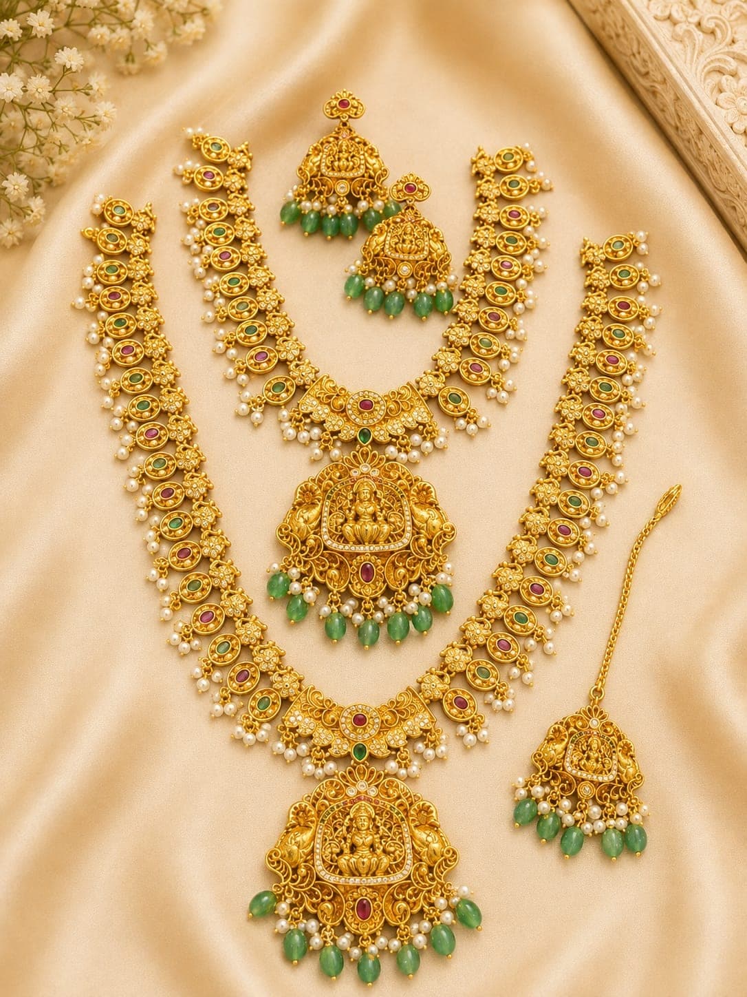 Antique Lakshmi Bridal Set